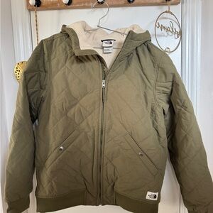 The North Face men M Quilted Jacket - Olive